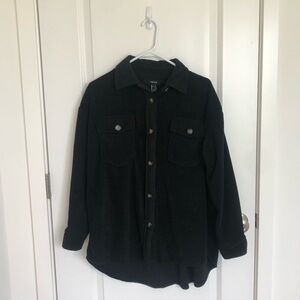 Forever 21 Thermal Black Shacket